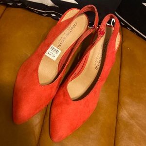 Christian Siriano Bright pointy heel, size7.5